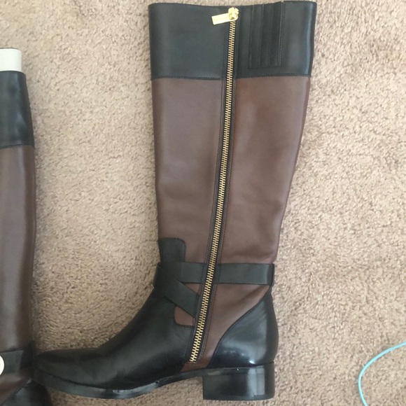 Michael Kors |Two Toned| Black and Brown| Boots - Picture 3 of 7